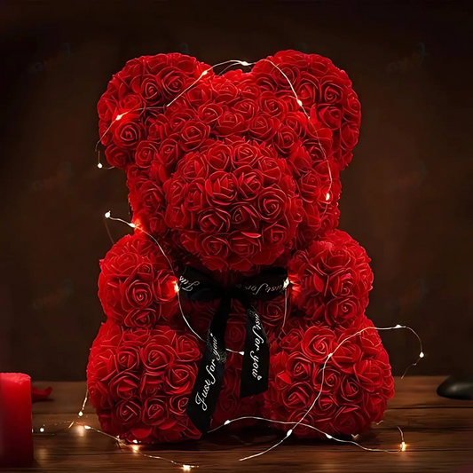 Ours de Roses Éternelles – Un Symbole d’Amour Intemporel 🐻🌹